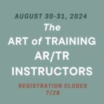 Group logo of The Art of Training AR/TR Instructors- August 2024